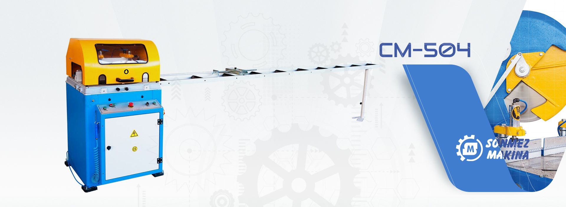 Otomatik Alttan kma Testereli Kesim Makinas CM 504