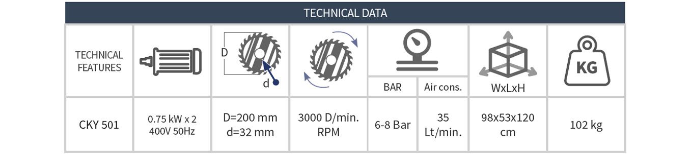 Otomatik ta Kesim Makinas CKY501