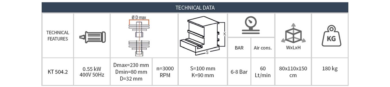 Otomatik Ke Temizleme Makinas (2 Bakl) KT504-2