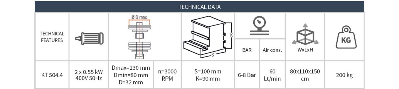 Otomatik Ke Temizleme Makinas (4 Bakl) KT504-4