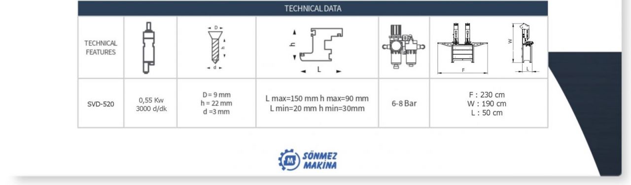 kili Otomatik Dikey Vidalama Makinas SVD-520